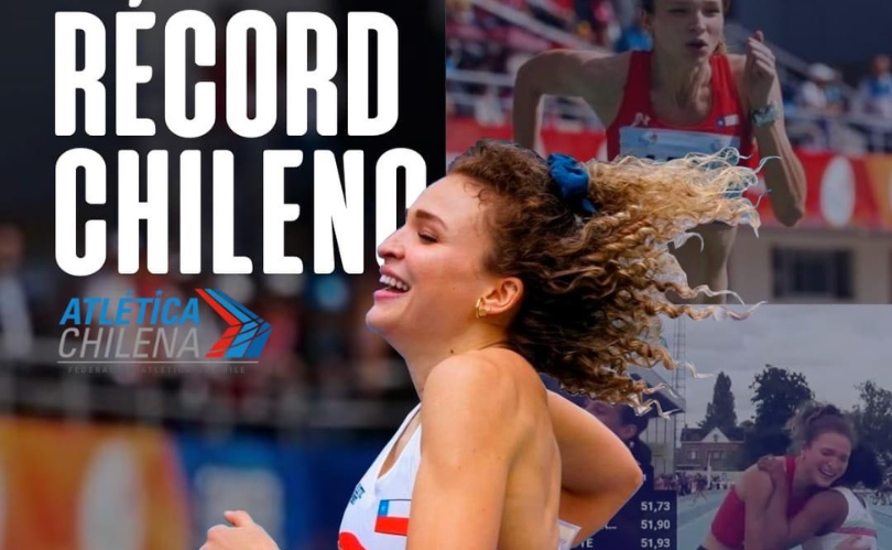 Felicitamos a @martinaweil atleta y exalumna (gen 2017) tras conseguir nueva mejor marca y récord de Chile con 51.90s en los 400 metros en el Campeonato Nacional de Atletismo en Bélgica, obteniendo la medalla de plata